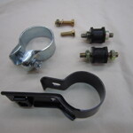Front exhaust mounting kit